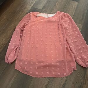 NWOT mauve blouse